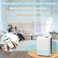 Load image into Gallery viewer, Waterless Diffuser for Home, Scent Air Machine for Home with Bluetooth-Connected 200ML, Whole House Air Freshener,App Control Hotel Collection Diffuser for Large Room, Office, Yoga Room, Livingroom, White_1348