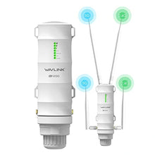 Load image into Gallery viewer, WAVLINK AC1200 Outdoor WiFi Range Extender, Dual-Band High Power Weatherproof Wireless Signal Booster Amplifier AP/Range Extender/Router with PoE and 4 x 7dBi Detachable Omni Directional Antennas_3267