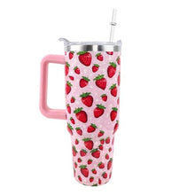 Load image into Gallery viewer, WENININOK Strawberry Cup 40 OZ Tumbler with Handle Straw Lid Leak Proof, StrawberryCup_1