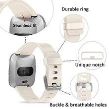 Load image into Gallery viewer, Wepro Bands Compatible with Fitbit Versa SmartWatch, Versa 2 Smart Watch and Versa Lite SE Sports Watch Band for Women Men, Large, Olive_491
