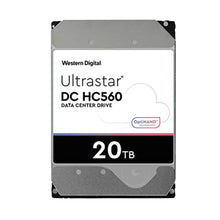 Load image into Gallery viewer, Western Digital 20TB WD Ultrastar DH HC560 7200RPM 512MB Ent,, Black_352