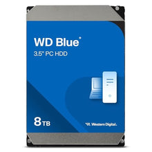Load image into Gallery viewer, Western Digital 8TB WD Blue PC Internal Hard Drive HDD - 5640 RPM, SATA 6 Gb/s, 256 MB Cache, 3.5" - WD80EAAZ_1