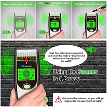 Load image into Gallery viewer, WEVOVE 6 in 1 Stud Finder Wall Scanner, Wall Stud Detector, Locating Magnetic or Non-Magnetic Metal, AC Wire,Wood, Stud Sensor Center Finders for Drywall, Lathe, Plaster Walls._1253