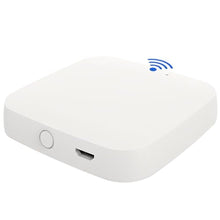 Load image into Gallery viewer, White Mesh Bluetooth WiFi Gateway - 2.4GHz Only, 10m Coverage 128 Devices, Compatible with Tuya Alexa Google Home Home Assistant, Easy Setup (Micro USB)_1