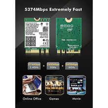 Load image into Gallery viewer, WiFi 6E Wireless Card Intel AX210 NGW Bluetooth 5.3 Tri-Band 5400Mbps Network Adapter for Laptop Support Windows 10/11 (64bit) M.2/NGFF, multicolor_5229