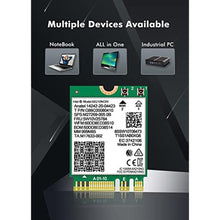 Load image into Gallery viewer, WiFi 6E Wireless Card Intel AX210 NGW Bluetooth 5.3 Tri-Band 5400Mbps Network Adapter for Laptop Support Windows 10/11 (64bit) M.2/NGFF, multicolor_5231