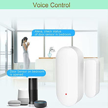 Load image into Gallery viewer, WiFi Door and Window Sensor: Wireless Contact Sensor with Free App Notification Alerts, Smart Door Sensor for Alarm System & Smart Home Automation, Compatible with Alexa Google Home(1Pack)_6797