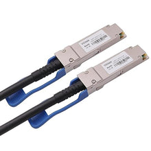 Load image into Gallery viewer, Wiitek 100GbE QSFP28 DAC Twinax Cable, 1m 100GBASE-CR Passive Copper Cable, Compatible for Cisco, Ubiquiti, Mikrotik, Netgear, Supermicro, Open Source Switches, ForCisco_4800