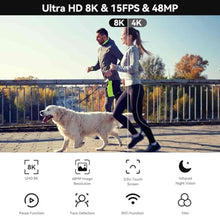 Load image into Gallery viewer, WIKICO 8k Video Camera Camcorder vlogging Camera, BlackBlue_1080