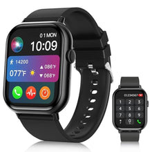 Load image into Gallery viewer, Williben Smart Watches for Men Women, 2.01" HD Screen Fitness Tracker Watch with Blood Pressure/Heart Rate/Sleep Monitor, Smart Watch for Android iOS Phones, IP67 Waterproof Sport Watch (Black)_1