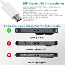 Load image into Gallery viewer, Wired Headphones for iPhone 18 Pro/18 Pro Max/17/Air/16e 16 Pro Max 16 Plus, White_113