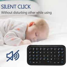 Load image into Gallery viewer, Wireless Bluetooth Keyboard Ultra Slim Silent Mini Wireless Keyboard Rechargeable Portable Pocket Keyboard Travel Size Handheld 49 Keys Cordless Keyboard for iPhone iPad Android Laptop Windows, Mac, Black_359