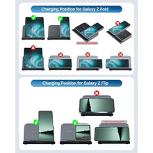 Load image into Gallery viewer, Wireless Charger for Samsung Z Fold 7/Google Pixel 10 Pro Fold, Fast Foldable Phone Charger Station Stand for Samsung Galaxy Z Fold 6/5/4/3/Pixel 9 Pro Fold/Pixel Fold, SwanScout 503S (No Adapter)_7338