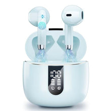 Load image into Gallery viewer, Wireless Earbud, Bluetooth 5.4 Headphones New 40H Ear Bud with LED Power Display, in-Ear Bluetooth Earbud HiFi Stereo Sound with 4 Mics, IP7 Waterproof Wireless Earphones for Android iOS, Light Green, Xlightgreen_1