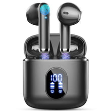 Load image into Gallery viewer, Wireless Earbuds Bluetooth 5.3 Earbuds Hi-Fi Stereo, 2024 Ear Buds with 4 ENC Mics, 3g Mini Bluetooth Headphones in Ear, 30H USB-C LED Charging Case, IP7 Waterproof Wireless Earphones for Android iOS, Black_1
