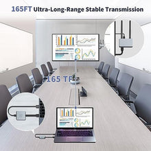 Load image into Gallery viewer, Wireless HDMI Transmitter and Receiver - Plug & Play 2.4/5GHz Streaming Video/Audio from Laptop, PC to HDTV/Projector/Monitor, Sliver_7509