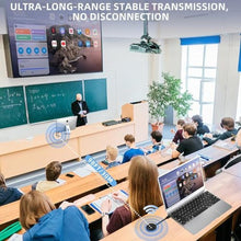 Load image into Gallery viewer, Wireless HDMI Transmitter and Receiver, Plug and Play, Wireless HDMI Extender Kit Support 2.4/5GHz for Streaming Video, Audio and File to Monitor from Laptop/Pc/Tv Box/Projector, silver_6433