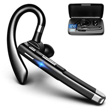 Load image into Gallery viewer, Wireless Headset with Mic for Work | Single-Eart Lightweight Earhook Design, IP55 Waterproof, 8H Battery for Driving, Music & Business Calls, Black_1