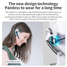 Load image into Gallery viewer, Wireless Headset with Mic for Work | Single-Eart Lightweight Earhook Design, IP55 Waterproof, 8H Battery for Driving, Music & Business Calls, Black_1844