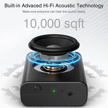 Load image into Gallery viewer, Wireless Voice Amplifier with Wireless Lavalier Lapel Microphone, PA System, Portable Speaker and Cordless Omnidirectional Condenser Recording Mic for Teacher, Streaming,Classroom,Speech, Meeting,Yoga, Black_1677