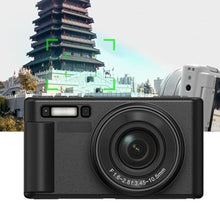 Load image into Gallery viewer, Wisoqu 72MP, Compact Travel Camera, 5K Digital Camera with 180 Flip Screen, 4X Digital Zoom, Anti Shake, Real Time Filters, Remote Control via WiFi APP (Black)_2126