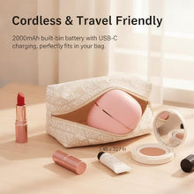 Load image into Gallery viewer, Wisoqu Cordless Hair Straightener Brush, Portable Straightening Brush with 3 Temp Settings, PTC 30S Fast Heating, Rechargeable Hot Brush Hair Straightener for Travel, Home, Outdoor (Pink)_2179
