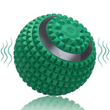 Load image into Gallery viewer, Wolady Vibrating Massage Ball 4-Speed High-Intensity Fitness Yoga Massage Roller, Relieving Muscle Tension Pain & Pressure Massaging Balls (Green)_1