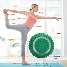 Load image into Gallery viewer, Wolady Vibrating Massage Ball 4-Speed High-Intensity Fitness Yoga Massage Roller, Relieving Muscle Tension Pain & Pressure Massaging Balls (Green)_7080