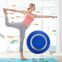 Load image into Gallery viewer, Wolady Vibrating Massage Ball 4-Speed High-Intensity Fitness Yoga Massage Roller, Relieving Muscle Tension Pain & Pressure Massaging Balls (Blue)_7108