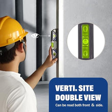 Load image into Gallery viewer, WORKPRO 10-Inch Magnetic Torpedo Level, Patented Double-View Design, Die-Cast Aluminum Alloy Construction, 3 Bubble Vials for 0/90/45 Measurements_3043