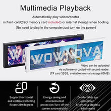 Load image into Gallery viewer, WOWNOVA 8.8" Computer Temp Monitor (Dynamic Theme Supported), 1 Click 1 Cable to Get Started Quickly PC Temperature Display Sensor Panel IPS Mini Secondary Screen CPU RAM HDD Data FPS Monitor (White)_7575