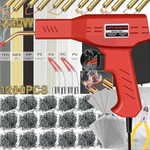 Load image into Gallery viewer, Wrdlosy 220W Plastic Welder Kit, Auto Bumper Repair Tool with 800 Staples, Red_1