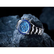 Load image into Gallery viewer, Wrist Watch Mechanical Automatic Self Winding DD8812 Analog Automatic Daniel&Douglas Skeleton Blue Silver Men's, BlueSilver_88