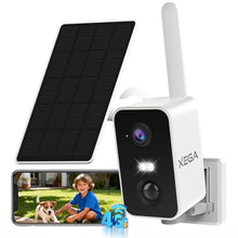 Load image into Gallery viewer, Xega 4G Cellular Security Camera, 2K No WiFi with IP66 & Built-in SIM Card, White_1