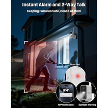 Load image into Gallery viewer, Xega 4G Cellular Security Camera, 2K No WiFi with IP66 & Built-in SIM Card, White_222
