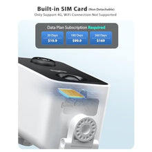 Load image into Gallery viewer, Xega 4G Cellular Security Camera, 2K No WiFi with IP66 & Built-in SIM Card, White_224
