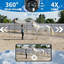Load image into Gallery viewer, Xega 4G LTE Cellular Security Camera Built-in SIM Card No Wi-Fi Camera, Gray_1011