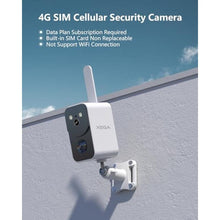 Load image into Gallery viewer, Xega 4G LTE Cellular Security Camera Outdoor Wireless,Built-in SIM Card, White_476