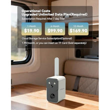 Load image into Gallery viewer, Xega 4G LTE Cellular Security Camera Outdoor Wireless,Built-in SIM Card, White_477