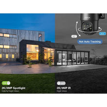 Load image into Gallery viewer, Xega 4G LTE Solar Cellular Security Camera with SIM Card, No WiFi Needed, Black_1049