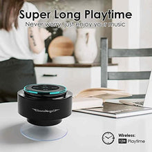 Load image into Gallery viewer, XLEADER, Upgraded, Pro Shower Speaker, Certified IPX7 Waterproof Bluetooth Speaker, with Suction Cup, Silicone Lanyard, 8W Crystal Sound&Rich Bass, 15H Playtime, Ideal Gifts - SoundAngel Mate(2 Gen), ABlue_1525