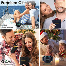 Load image into Gallery viewer, XLEADER, Upgraded, Pro Shower Speaker, Certified IPX7 Waterproof Bluetooth Speaker, with Suction Cup, Silicone Lanyard, 8W Crystal Sound&Rich Bass, 15H Playtime, Ideal Gifts - SoundAngel Mate(2 Gen), ABlue_1526