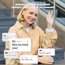 Load image into Gallery viewer, Xmenha Translation Earbuds Real Time, 144 Languages Translation Device Ai Translator Earbuds Translating Headphones Real Time Ai Headphones Language Translation, Nude_1074