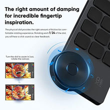 Load image into Gallery viewer, XPPen Mini Keydial ACK05 Wireless Shortcut Keyboard Bluetooth Programmable Express Remote Control with Dial & Customized Express Keys for Drawing Tablet PC MacBook Windows Images Video Editing_8778