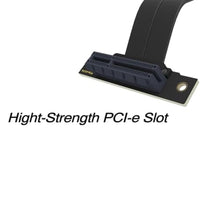 Load image into Gallery viewer, XRIKUI PCIe 4.0 x4 Riser Cable,PCI-Express 4X Male to Female Extension Cable PCI-e Extender Adapter_10CM(3.94inch)_399