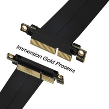 Load image into Gallery viewer, XRIKUI PCIe 4.0 x4 Riser Cable,PCI-Express 4X Male to Female Extension Cable PCI-e Extender Adapter_10CM(3.94inch)_400