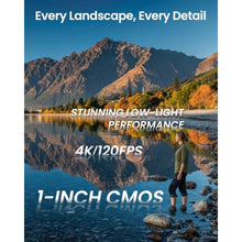 Load image into Gallery viewer, Xtra Muse, Vlogging Camera with 1'' CMOS & 4K/120fps Videos, Pocket Camera with 3-Axis Gimbal Stabilizer, Fast Focusing, Face/Object Tracking, Digital Video Camera for Photography, Digital Camera_314