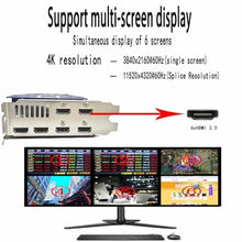 Load image into Gallery viewer, Xynsviu Radeon RX580 4G Graphics Card, with 6 HDMI Monitor Graphics Card,Computer PC GPU GDDR5 128 Bit DirectX 12 PCI Express X16 3.0, 6 Port Video Cards (6HDMI AMD RX 580 4G)_1214
