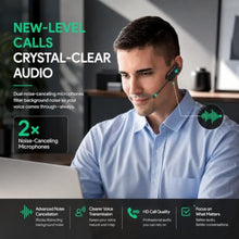 Load image into Gallery viewer, Yealink WH63 E2 Teams Wireless DECT Headset for Microsoft Teams, Convertible Mono Office Headset with Dual Noise Canceling Mics, Acoustic Shield, USB Base, 606 ft Range, 8H Talk Time, Black_83
