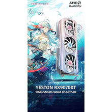Load image into Gallery viewer, Yeston Sakura Atlantis Radeon RX 9070 XT 16G GDDR6 256bit 4nm Video Cards Desktop Computer PC Graphics Card_1